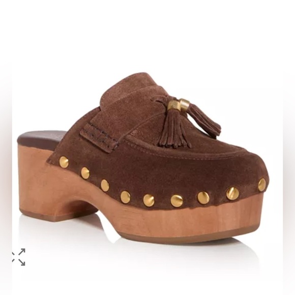 rag & bone Shoes - Rag & Bone Maisie Suede Clogs – Dark Mocha – Size 9.5 – NIB